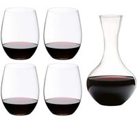 RIEDEL - Juego de decantador y Vasos para Cabernet y Merlot (5 Piezas)