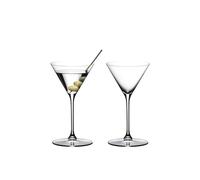 Riedel Martini/Cocktail - Vaso de cristal - 191,728 g (completo) - Juego de 2-6424/77 - Grape At Classic Martini Stemware, apto para lavavajillas
