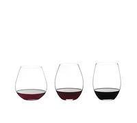 RIEDEL The Key to Wine - Juego de 3 copas de vino tinto, hechas a máquina