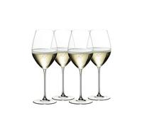 Riedel Veritas Copas de vino de champán, juego de 4 unidades, cristal premium, hechas a máquina, 16 onzas, aptas para lavavajillas, mejora el aroma y las burbujas para champán, prosecco y vino