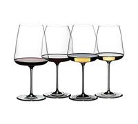 Riedel Winewings - Juego de degustación de copas de vino (4 unidades), transparentes