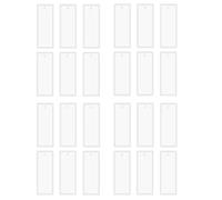 rieder 24 Unids/Set de 3,7 Pulgadas Molde Rectangular de Silicona para Marcadores de Marcadores de Bricolaje Que Hace El Molde Joyería Resina Epoxi Molde Transparente