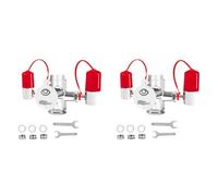 rieder 2X Estación de Lavado de Ojos Montada en Grifo con Cubierta, Unidad Lavado de Ojos de Emergencia de Primeros Auxilios Confiable para Accesorio de para Laboratorio