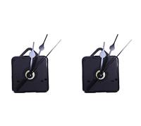 rieder 2X Mecanismo del Reloj DIY Reloj de Cuarzo Negro Colgante ClÁSico Mecanismo de Movimiento del Reloj de Pared ReparaciÓN de Piezas Herramientas Esenciales de Reemplazo
