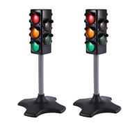 rieder 2X Semáforos de Simulación de Jardín de Infancia Seguridad Cognitiva Cruzando Las Luces de la Señal de Tráfico Juguetes Educativos para Niños de Educación Temprana