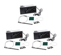 rieder 3X Piezoeléctrica Ecualizador de 4 Bandas para EQ-7545R Preamplificador Preamplificador de Guitarra AcúStica Sintonizador de Amplificador