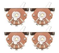 rieder 4X Interruptores de Selector de Pastillas de Palanca de 3 Vías para Reemplazo de Interruptor de Guitarra Eléctrica