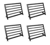 rieder 4X Soporte Organizador de Joyas Simple de 240 Agujeros Soporte de Pendiente de PláStico Negro Pendientes de Moda Estante de ExhibicióN Estante de Joyas