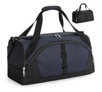Rieeyrslza Bolsa de Deporte Mujer y Hombre 40L Bolsa Gimnasio de Viaje con Compartimento Zapatos, Compartimento Húmedo, Correas Ajustables para Hombros, Maleta Cuerda Auxiliar (4197# Azul)