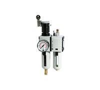 RIEGLER 100226-FU 612 FUTURA - Unidad de mantenimiento (2 piezas, PC, BG 1, G 3/8, 0,5-8 bar, VA, 1 unidad)