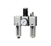 RIEGLER 100234-FU 624 FUTURA - Unidad de mantenimiento (3 piezas, PC, BG 2, G 1/2, 0,5-8 bar, HA, 1 unidad)