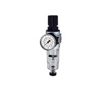 RIEGLER 100352-C 05-K 10-HA - Regulador de filtro multifix-mini, con depósito de PC, G 1/8, 0,5-10 bar, 1 unidad