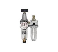 RIEGLER 101048-849 K - Unidad de mantenimiento (2 piezas, con contenedor de PC, BG 2, G 3/8, 1 unidad)