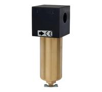 RIEGLER 101174-680.31 - Filtro para altas presiones de hasta 60 bar, con válvula de descarga manual, G 3/8, 1 unidad