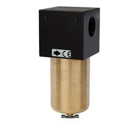 RIEGLER 101180-680.41 Microfiltro para presiones altas hasta 60 bar, válvula de descarga manual, G 3/8, 1 unidad