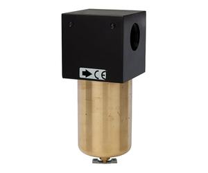 RIEGLER 101180-680.41 Microfiltro para presiones altas hasta 60 bar, válvula de descarga manual, G 3/8, 1 unidad