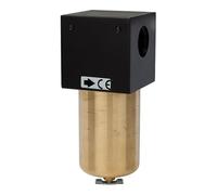 RIEGLER 101181-680.42 - Microfiltro para presiones altas de hasta 60 bar, válvula de descarga manual, G 1/2, 1 unidad