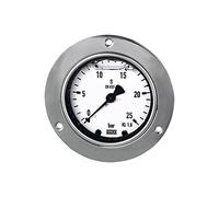 RIEGLER 102250-903 Glyzerinmano, anillo delantero, G 1/4 trasero centro, 0-10,0 bar, diámetro 63, 1 unidad