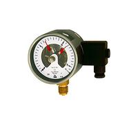 RIEGLER 102595-2201 Manómetro de contacto, G 1/2 radial inferior, medidor. 0-2,5 bar, diámetro de 100, 1 unidad