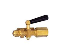 RIEGLER 102661-9023/M - Válvula de control manómetro, espiga, manguito de sujeción, MS blank, G 1/2, 40 x 5, 1 unidad