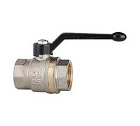 RIEGLER 103131-330.10 Válvula de bola, salida ligera, paso completo, IG/IG, MS ver, G 2 1/2, 1 unidad