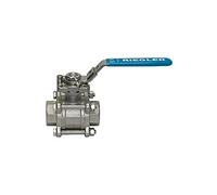RIEGLER 103453-390.07 - Válvula de bola de acero inoxidable, rosca completa, G 1 1/2, 1 unidad