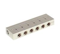 RIEGLER 103579-VT 5228 - Regleta de distribución (8 válvulas de bola integradas, aluminio fundido, G 3/8, 1 unidad)