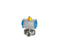 RIEGLER 103615-350.623-L1 ESKuha - Actuador neumático (doble acción, orificio en L, Rp 3/4, 1 unidad)