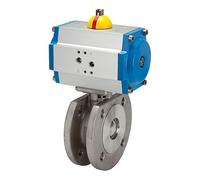 RIEGLER 103642-350.1040 - Brida compacta de vaca, pneu, Stellantr, doble acción, ES, DN 40, 1 unidad