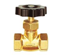 RIEGLER 103765-210.80 - Válvula de aguja, latón, con regulación fina, G 1/4 IG, DN 4, 1 unidad