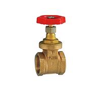RIEGLER 103777-250.36 Válvula de compuerta sin carrera de husillo, latón, G 1, DN 25, 1 unidad