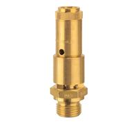RIEGLER 104405-227.44-0,2 - Válvula de seguridad DN 10, latón, G 3/8, presión de respuesta 0,2 bar, 1 unidad