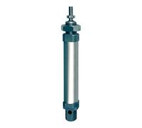 RIEGLER 105762-1.DM.12010 - Cilindro redondo, doble acción, imán, diámetro de pistón 12, carrera 10, M5, 1 unidad