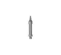 RIEGLER 105796-1.DMD.16010 - Cilindro redondo, doble acción, imán, diámetro de pistón 16, carrera 10, M5, 1 unidad