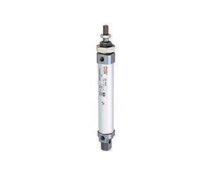 RIEGLER 105830-1.EM.12050 - Cilindro redondo, efecto simple, imán, diámetro de pistón 12, carrera 50, M5, 1 unidad