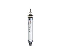 RIEGLER 105833-1.EM.16050 - Cilindro redondo, efecto simple, imán, diámetro de pistón 16, carrera 50, M5, 1 unidad