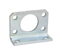 RIEGLER 105880-436.11-M - Soporte de pie para cilindro redondo (no ISO 6432), diámetro del pistón 32, 1 unidad