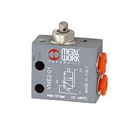 RIEGLER 106388-511.132 - Válvula en miniatura de 3/2 vías mecánica, pistón, NC, M5 lateral, 1 unidad