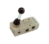 RIEGLER 106460-514.103 - Válvula de vía de 3/2 vías, man. 90° palanca monostable G 1/4, 1 unidad