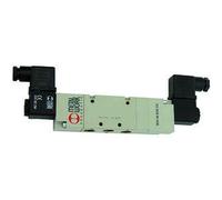 RIEGLER 106582-517.315-38 - Válvula electropneu, 5/3 vías, ventilación central, G 3/8, 230 V, 50 Hz, 1 unidad