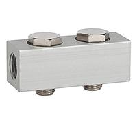 RIEGLER 106616-519.02-14 - Regleta de alimentación para válvulas direccionales, con 2 posiciones de válvula, G 1/4, 1 unidad