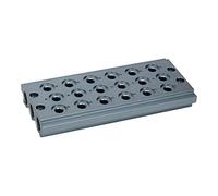 RIEGLER 106626-520.06-18 - Placa base múltiple para válvulas direccionales, 6 posiciones de válvula, G 1/8, 1 unidad