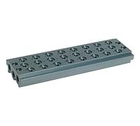 RIEGLER 106628-520.08-18 - Placa base múltiple para válvulas direccionales, 8 posiciones de válvula, G 1/8, 1 unidad
