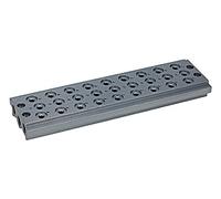 RIEGLER 106629-520.09-18 - Placa base múltiple para válvulas direccionales, 9 posiciones de válvula, G 1/8, 1 unidad