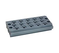 RIEGLER 106635-520.05-14 - Placa base múltiple para válvulas direccionales, 5 posiciones de válvula, G 1/4, 1 unidad