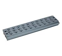 RIEGLER 106640-520.10-14 - Placa base para válvulas, 10 posiciones de válvula, G 1/4, 1 unidad