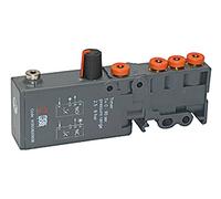 RIEGLER 106710-W 36-6 - Elemento lógico neumático, temporizador, aluminio anodizado/tecnopolímero, 1 unidad