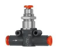 RIEGLER 106790-490-6 Válvula de 3/2 vías, pneum. NC, manguera de manguera, para manguera de diámetro 6, 1 unidad