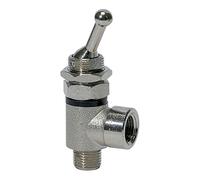 RIEGLER 107013-360.014-1/4 - Válvula de palanca de 2/2 vías, doble cara, cierre rápido, G 1/4, G1/4IG, 1 unidad