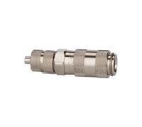 RIEGLER 107115-243.08/9-ES - Acoplamiento de cierre rápido NW 2,7, ES 1.4404, conexión de manguera, 6 x 4, 1 unidad